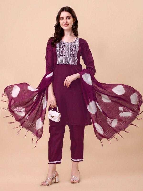 White Walker Festive Wear Kurti Pant With Dupatta Collection